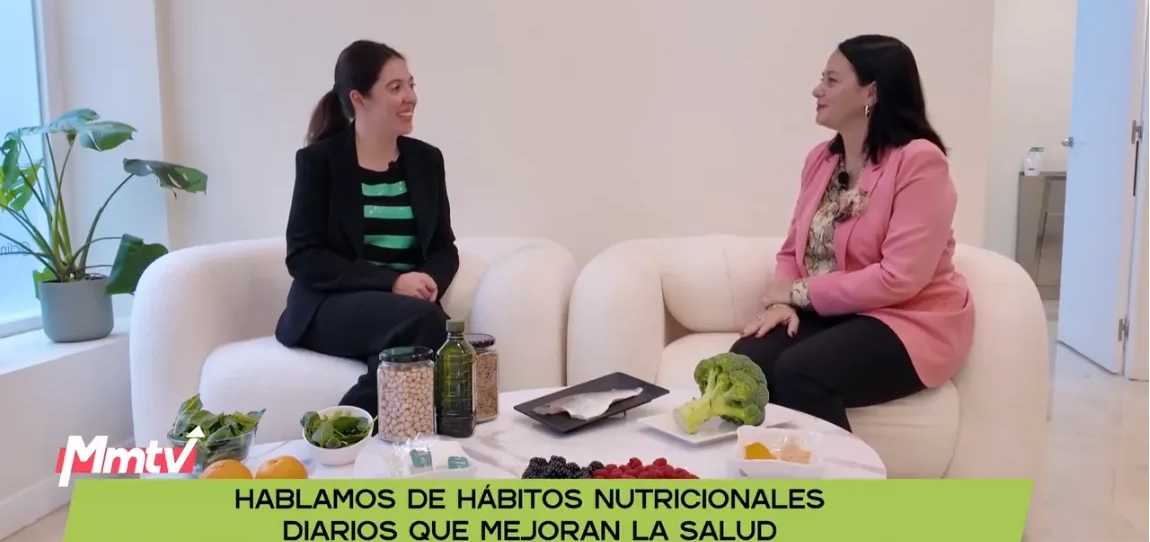 La nutricionista de EGOS, Andrea Grau, acude al programa de Telemadrid