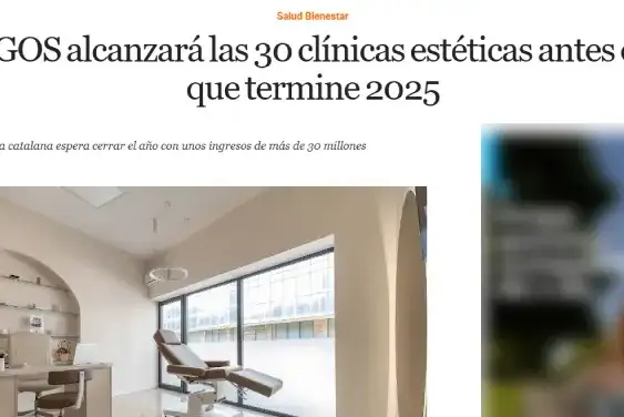 EGOS acelera su crecimiento: 30 clínicas de cirugía estética en España antes de 2025
