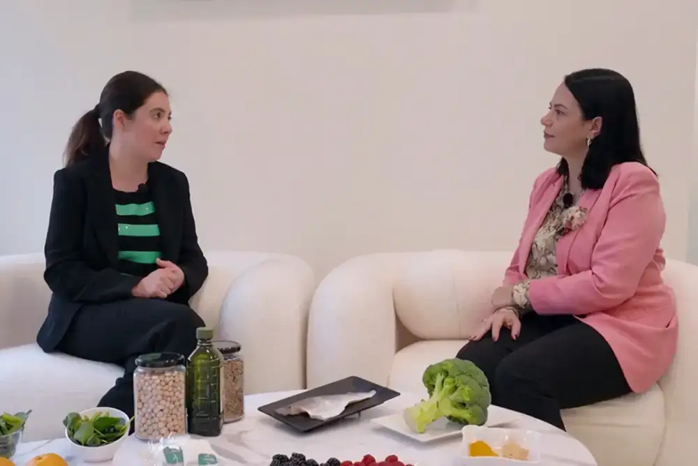 La nutricionista de EGOS, Andrea Grau, acude al programa de Telemadrid