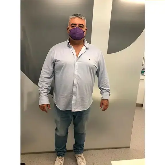 Antes de Perdió 55kg