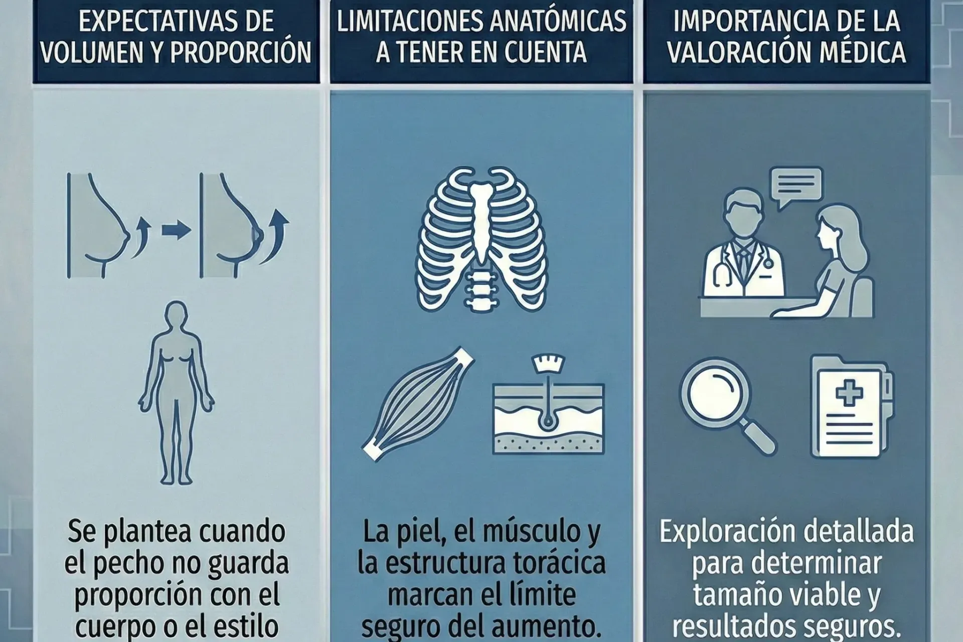Cambiar mis prótesis mamarias por unas más grandes o más pequeñas