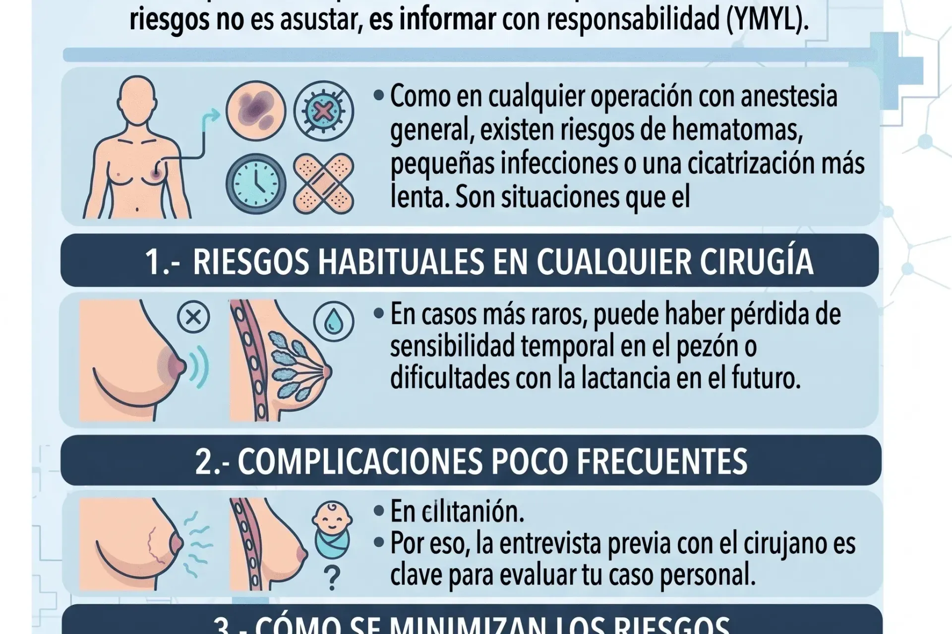 ¿La reducción de mamas es peligrosa? Todo lo que debes saber antes de operarte